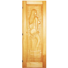 Фотография: Деревянные двери для бани и сауны №1 - BigPicture.ru