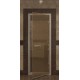 Дверь 1900х700 Doorwood в хаммам, стекло бронза,коробка из кедра